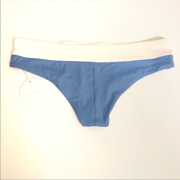 NWT Tori Praver Cammie Swim bottom Capri Blue L - Picture 5 of 9